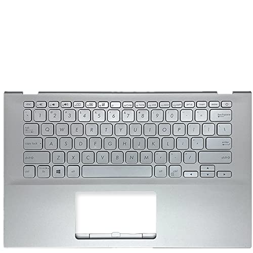 fqparts 汎用 キーボードの縁にハウジング & キーボード に適合する For ASUS For VivoBook R424DK R424F シルバー 米国英語のレイアウト VivoBook-R424-CKE-XP-1304
