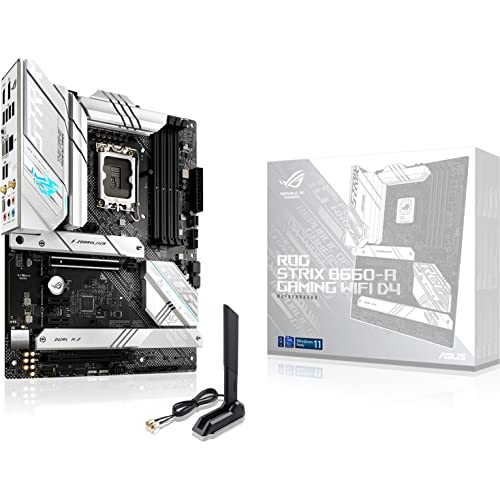 ASUS ROG Strix B660-A WiFi D4 LGA 1700(インテル第12世代) ATX ゲーミングマザーボード (PCIe 5.0、12+1パワーステージ、WiFi 6、2.5 Gb LAN、3xM.2スロット、PCIe 4.0 NVMe® SSD対応、USB 3.2 Gen 2x2 Type-C) ROG STRIX B660-A GAMING WIFI D4