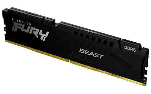 Crucial キングストンテクノロジー Kingston FURY デスクトップPC用メモリ DDR5 AM5 AMD EXPO認定 5600MT/秒 16GB×1枚 Kingston FURY Beast ビースト AM5 CL36 KF556C36BBE-16 製品寿命期間保証