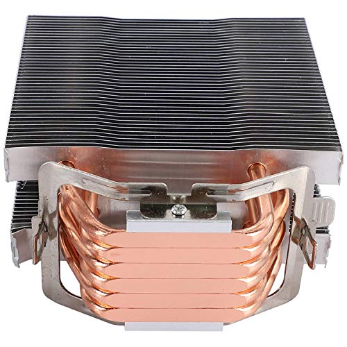 Hundnsney ファンレスCPUクーラー12Cmファン6銅製ヒートパイプファンレス冷却ラジエーター LGA 1150/1151/1155/1156/1366/775/2011 AMD用