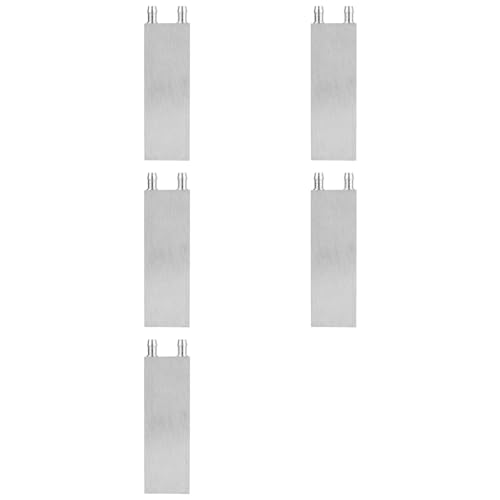 Bliaszors 5X コンピューターCPUラジエーター用アルミ製水冷ブロック80X40X12Mmクーラー
