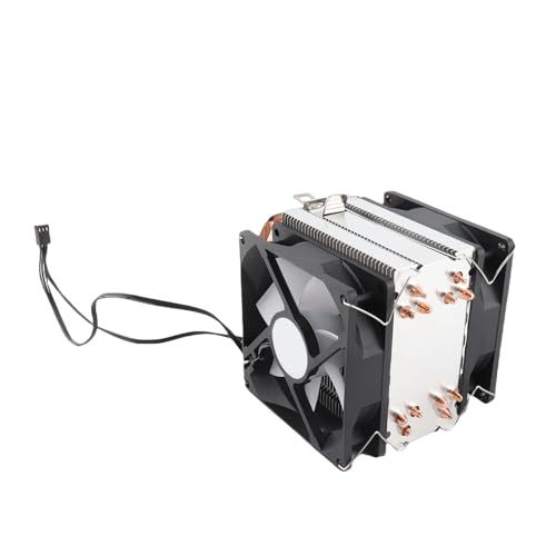 Generic RGB CPU クーラー直接接触スタックフィン LGA 1155/1156/1366/2011 /AM2AM2+/AM3 コンピュータ CPU 冷却ファン金属 ABS 90mm 1 パックプラグアンドプレイ、静音 (デュアルファン) Gejbax2ksr1f-12