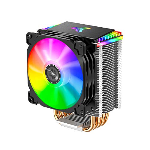 Daconovo CR-1400 2300RPM CPUラジエーターコンピュータータワーCPUクーラーPWM 4ピンファン4ヒートパイプ5V ARGBタワー C-PU冷却ファン LGA 775/1150/1151/1155/1156 AM4/AM3+/AM3/AM2+/AM2/FM2+/FM2/FM1
