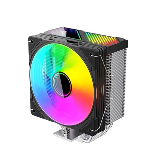 Shurhome 6 ヒートパイプ CPU クーラー ARGB 静音熱管理 1800RPM スピードラジエーターファン LGA 1851 / 1700 / 1200 / 115X / 1366 ARGB 冷却システム用