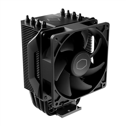 ITJTV Hyper 411 Nano CPUエアクーラー、2500RPM PWMファン | 銅ヒートパイプ4本 | 高さ136mm、AMD AM5|AM4、Intel LGA 1851、1700、1200、1156、1155、1151、1150。 Hyper 411 Nano CPU Air Cooler