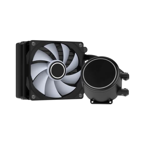 COOLHOOD 銅アルミニウム CPU 液体クーラー RGB 水 PWM & ファン液体良好な放熱銅アルミニウム構造