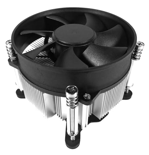TRONWIRE TRONWIRE TW-24 95W CPUクーラー アルミニウムヒートシンク 4ピン PWM 92mm 2500 RPM ファン あらかじめ貼り付けたサーマルペースト Intel Core i3 i5 i7 i9 Socket 1200 1151 1150 1155 1156 デスクトップPCコンピューター用