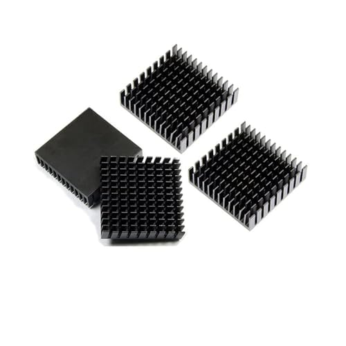 10 個黒 40 ミリメートルヒートシンク 40 × 40 × 10 ミリメートル 11 ミリメートルアルミ CPU CPU カード冷却クーラーヒートシンクヒートシンク (Color : No Tape)