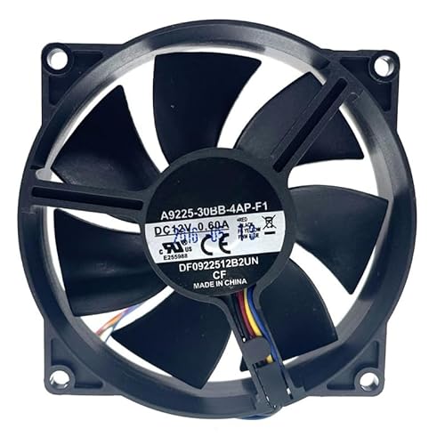 CPUラジエータークーラーサイレント冷却ファン、92mm 90mm A9225-30BB-4AP-F1 DF0922512B2UN DC 12V ダブルボールベアリングコンピューターファン。 xzfensz-8-8-271