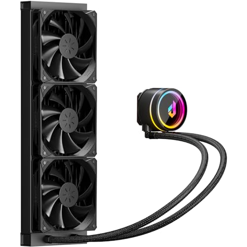 novonest upHere 簡易水冷CPUクーラー 360mmラジエーター 水冷システム 120mmPWMファン3基 静音 ARGB LEDヘッド搭載 P360K P360K-novonest