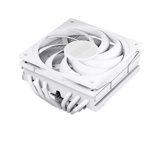 CMRLSAC 互換性があるLGA1700/1200/2011/2066 AM4 AM5 X99 UT-75 ロープロファイル CPU クーラー 8 ヒートパイプ 4Pin ファンに対応(6 Heat Pipes WH)