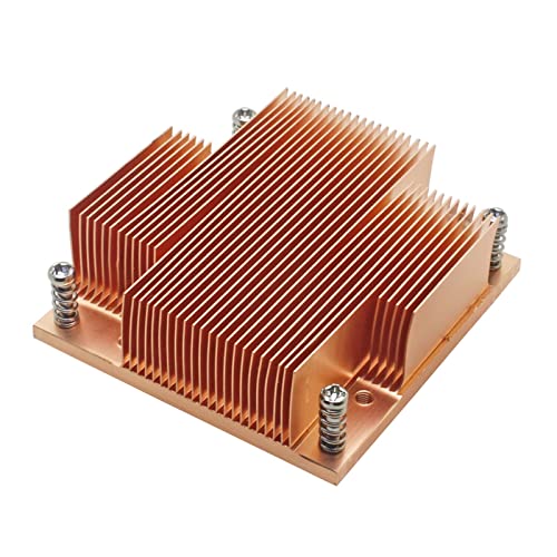 C'EsTBon LINGFE 1Uサーバー CPU Fit For Intelソケットに互換性のあるクーラー銅ヒートシンク G PGA988 989モバイルプロセッサシリーズパッシブ冷却