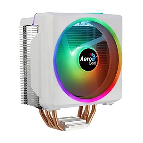 Aero Cool AeroCool Mirage 5、ARGB CPUエアクーラー、ARGBインフィニティミラー、HCTTヒートパイプ5本、TDP 150W、ブラック。 CYLON4FW