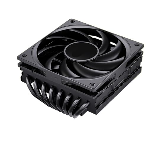 CMRLSAC 互換性があるLGA1700/1200/2011/2066 AM4 AM5 X99 UT-75 ロープロファイル CPU クーラー 8 ヒートパイプ 4Pin ファンに対応(8 Heat Pipes BK)