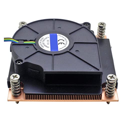 C'EsTBon LINGFE 1Uサーバー CPUクーラーカッパーヒートシンク7515ブロワー冷却ファン Fit For Intelと互換性 LGA 1150 1151 1155 1156産業用コンピューター