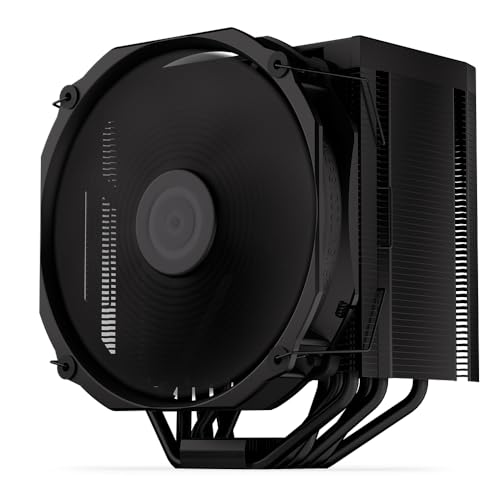 sodeber ENDORFY Fortis 5ブラック、140mmファン付きCPUクーラー、140mm Fluctusファン、オプションのセミパッシブモード、AM4クーラー、AM5 CPUクーラー、AM5、AM4、LGA1700、LGA1200 EY3A013