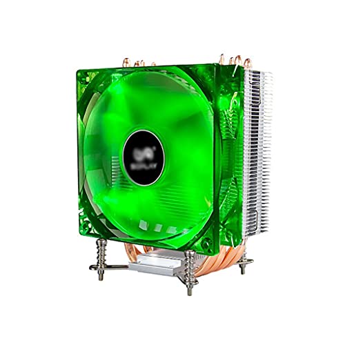 bns7fapq PCクーラー CPUエアクーラー ヒートパイプ4本付き 120mm PWMプロセッサー ユニバーサルソケットソリューション CPUクーラー グリーンLEDファン付き 静音ファン mm9/5155
