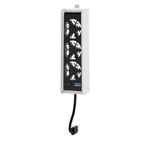 Tertioi 冷却ファン、3 ギア静音 USB3.0 ポート付きディスクおよびデジタル エディション用の低ノイズ冷却ゲーム アクセサリ