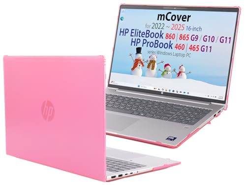 mCover 2022~2025 16インチ HP ProBook 460 | 465 G11 & EliteBook 860 | 865 G9 G10 G11シリーズ Windows Notebook PC (他のHPモデルには非対応) - ピンク mCover-HP-ProBook-460-G11-Pink