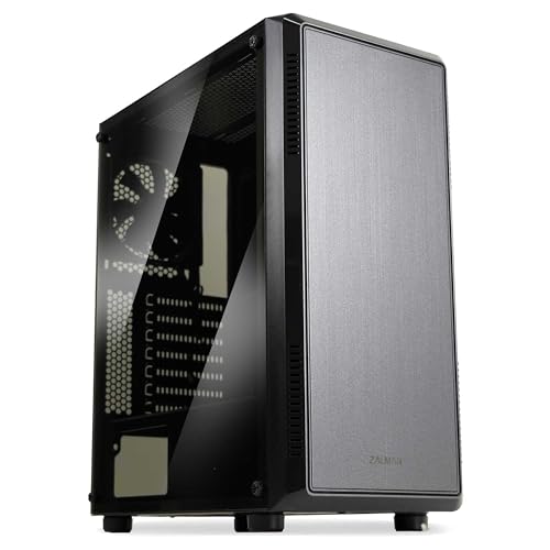 ZALMAN S4 ミッドタワー ATX 120mmファン2個付属 アクリル色付きサイドパネル ATX/mATX/Mini-ITX対応