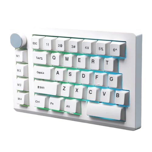 KAHDGSS カスタマイズ可能な照明を備えた E スポーツ用の軽量ポータブル片手キーボード プロ仕様ゲーミング キーボード
