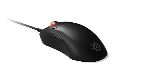 SteelSeries ゲーミングマウス 有線 Prime + Prestige OMスイッチ TrueMove Pro+搭載 内蔵OLEDディスプレイ ブラック