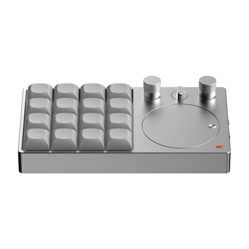 Binepad BNK-16 CNC Macropad Keyboard Wireless Silver キーボード 無線 マクロパッド