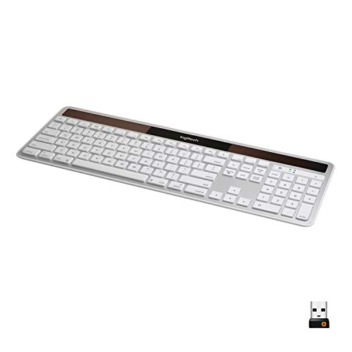 Logitech ワイヤレス ソーラー 英語 キーボード K750 for Mac - Silver [並行輸入品]