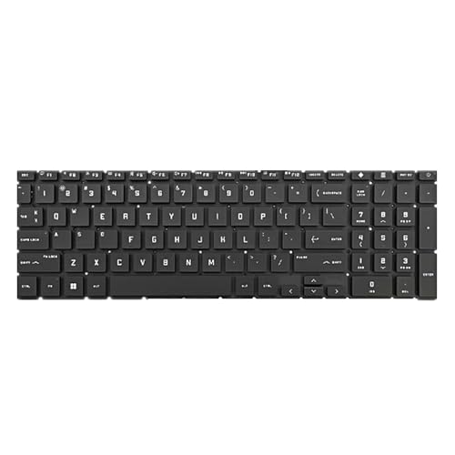fqparts 汎用 ノートパソコンキーボード for HP Omen 17-db0000 17-db1000 US United States Edition 17-db0000-KB-XSS9120