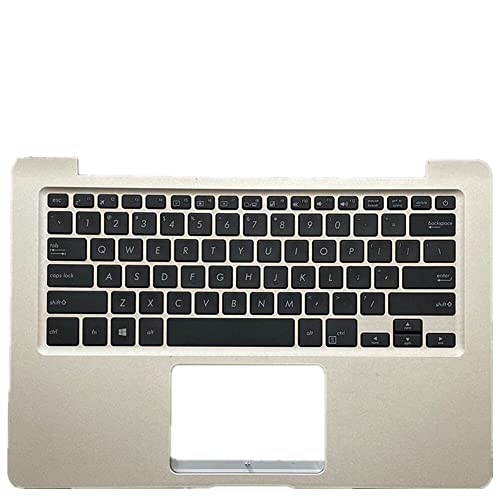fqparts 汎用 キーボードの縁にハウジング & キーボード に適合する For ASUS For VivoBook S14 S406UA ゴールド 米国英語のレイアウト VivoBook-S14-S406UA-CKE-XP-1309