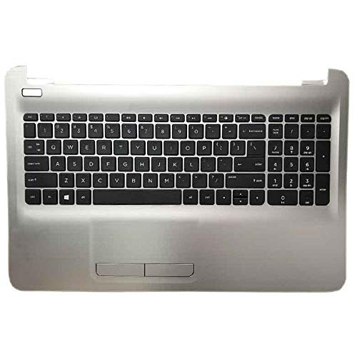 fqparts 汎用 キーボードの縁にハウジング & ノートブックキーボー & タッチパッド に適合する For HP 17-Y 17-y000 17-y000 (Touch) 17-AY 17-BA シルバー 17-y000-CKE0638