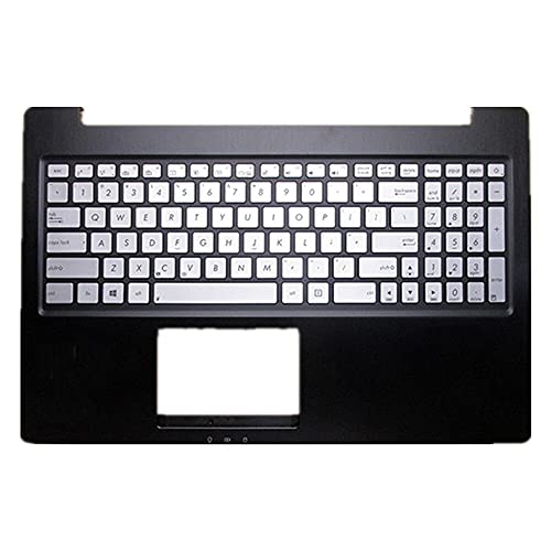 fqparts 汎用 キーボードの縁にハウジング & キーボード に適合する For ASUS Q501 Q501L Q501LA ブラック 米国英語のレイアウト 小さなエンターキー Q501-CKE-HS1343
