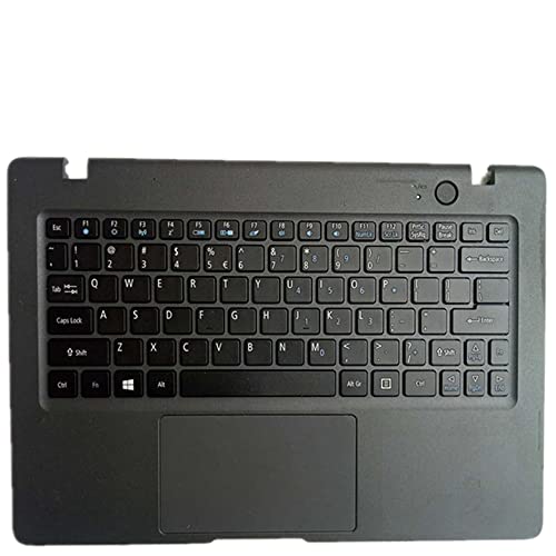 fqparts 汎用 キーボードの縁にハウジング & タッチパッド & キーボード に適合する For ACER For Aspire One Cloudbook AO1-131 AO1-131M ブラック 米国英語のレイアウト Aspire-AO1-131-CKE-XP1049