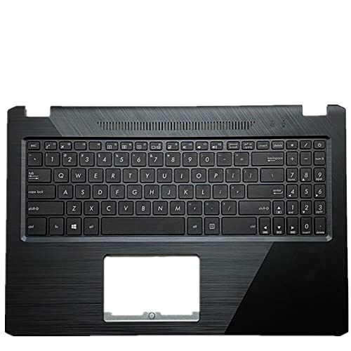 fqparts 汎用 キーボードの縁にハウジング & キーボード に適合する For ASUS M570DD ブラック 米国英語のレイアウト M570DD-CKE-XP-1064