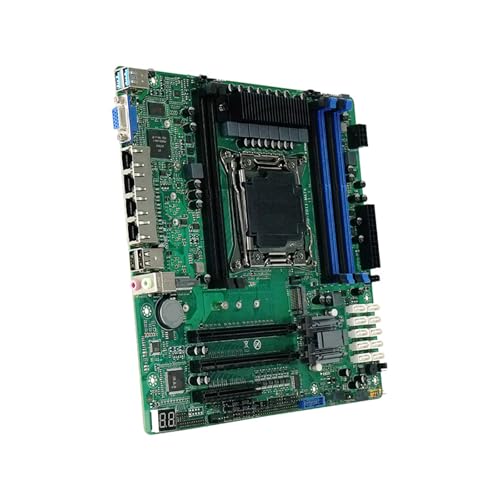 Tsophreniq C612 MATX サーバー マザーボード LGA2011 3 C612 ボード 2xM.2 NVMe 10 ポート 4x2.5Gb イーサネット ポート、仮想マシン ネットワーキング MATX マザーボード用