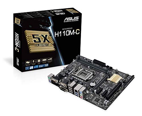 ASUS Intel H110 Micro ATX DDR4-SDRAM マザーボード 90MB0NY0-M0EAYC