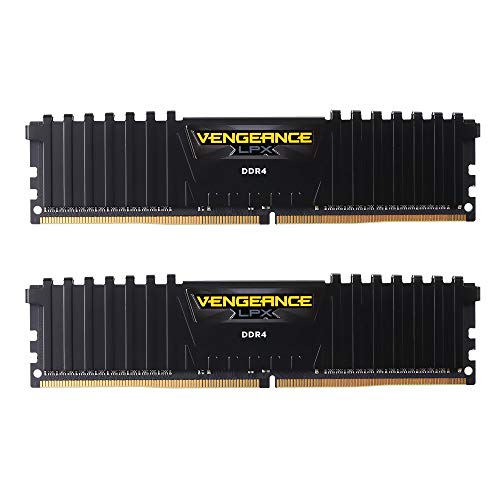 Lechnical Vengeance LPX 16GB (2 x 8GB) DDR4 DRAM 2400MHz C16 288ピン メモリキット CMK16GX4M2A2400C16 (ブラック)
