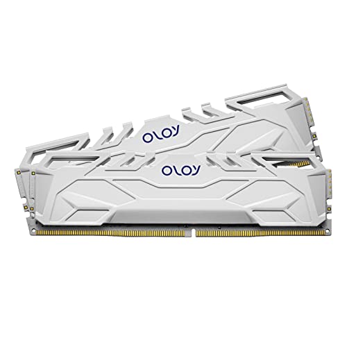 【中古】OLOy DDR4 RAM 64GB (2x32GB) 3600 MHz CL18 1.35V 288ピン デスクトップゲーミングUDIMM (MD4U3236181DHWDA)