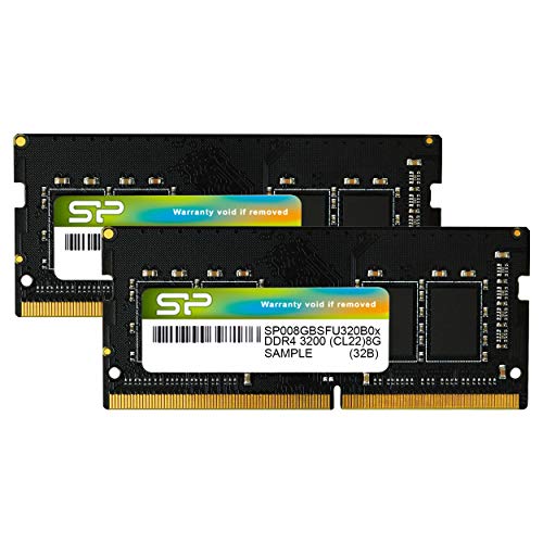 Silicon Power SP016GBSFU320B22 [SODIMM DDR4 PC4-25600 8GB 2枚組]
