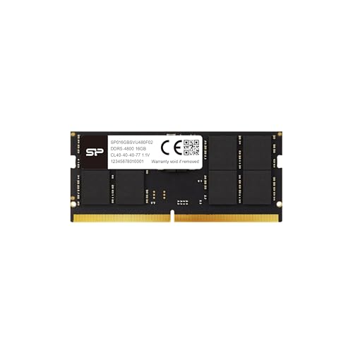 SP Silicon Power シリコンパワー - SP016GBSVU480F02 - シリコンパワー SP016GBSVU480F02 DDR5 4800MHz (PC5-38400) 16GB CL40 1.1V ノートパソコン SODIMM