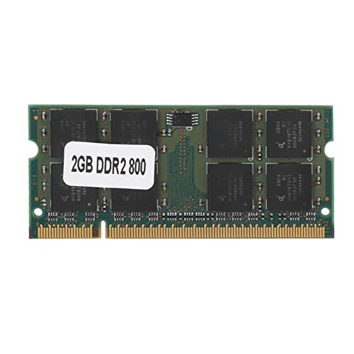 DDR2 2GB 800MHz PC2-6400 ノートパソコン用メモリ、 ラップトップ用 DDR2 RAM、1.8V 低電圧設計を採用した 200ピン完全互換ノートパソコンメモリモジュール UJXLZ53fugmn0ay