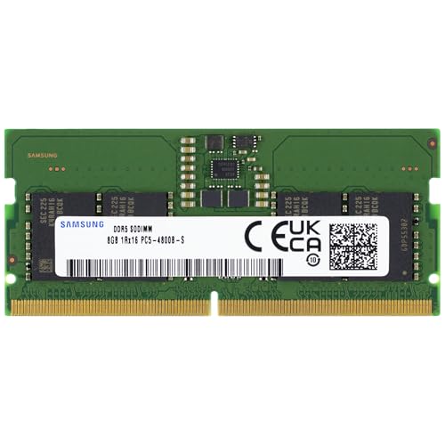Samsung 8GB DDR5 4800MHz PC5-38400 CL40 SODIMM 1Rx16 シングルランク 1.1V 262ピン ノートパソコン、ノートブックRAMメモリ