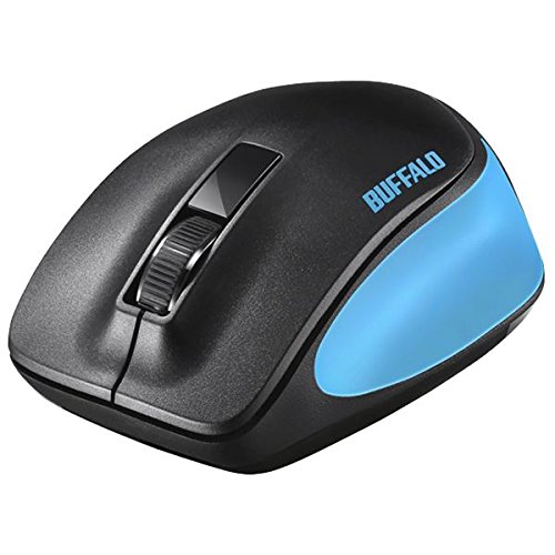 バッファロー BUFFALO バッファロー BSMBW300MBL 無線BlueLED 3ボタンプレミアムフィットマウス ブルー(BSMBW300MBL)