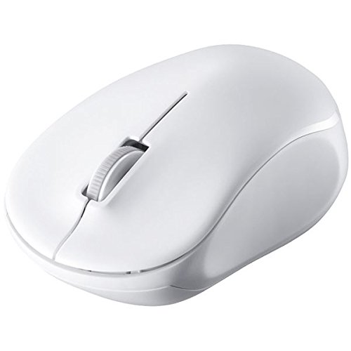 バッファロー BUFFALO バッファロー 無線 IR光学式 3ボタン 電池長持ちマウス ホワイト(BSMRW100WH)