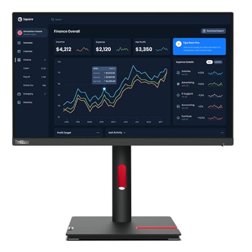 Lenovo ThinkVision T22i-30 22インチクラスフルHD LEDモニター - 16:9 - レイヴンブラック
