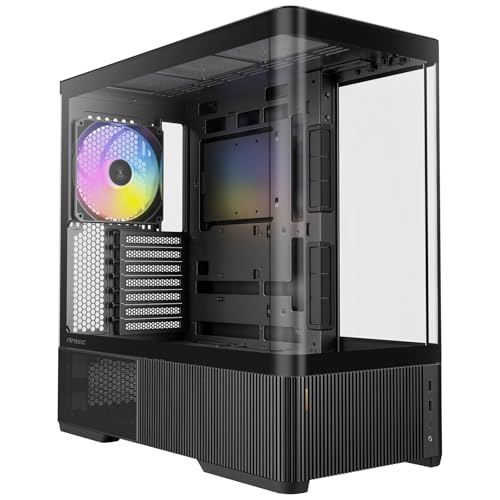 ANTEC C6 Curve ARGB ブラック 曲面強化ガラスパネルとRGBファンを搭載したピラーレスミドルタワー CONSTELLATION SERIES C6 Curve ARGB ATX Case