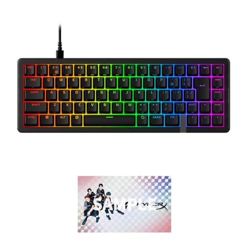 ハイパーエックス HyperX Origins 2 Pro 65 ゲーミングキーボード 【 Amazon.co.jp 限定特典 】 ラピットトリガー 日本語配列 有線 USB-A 8000Hzポーリングレート 65%レイアウト ホットスワップ対応 【 FENNEL × HyperX オリジナルステッカー 同梱 】 【日本正規代理店品】 PC/PS5/PS4/Xbox対応 BN7S3AA#ABJ