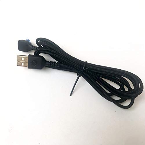 LZYDD 2メートル ブラック USB オス-オス ゲーミングマウスケーブル SteelSeries Rival 700および710マウス用 LZYDD-2M-USB