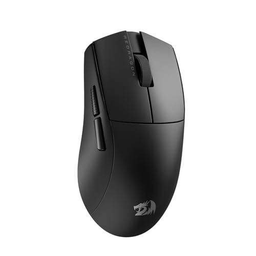 Redragon (レッドラゴン) M916 PRO 3モード ワイヤレス ゲーミングマウス 49G 超軽量 26K DPI マウス 人間工学的ナチュラルグリップビルド フルプログラム可能なボタン DIYキーバインドとDPIをサポートするソフトウェア