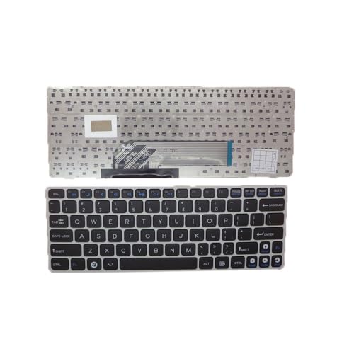 キーボード に適合する Tongfang Chaorui S9 英語（米国） シルバーフレーム 対応ノートパソコン US2 S9 English